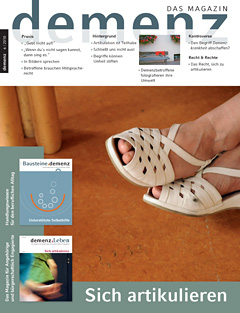 Cover: Demenz - DAS MAGAZIN, Ausgabe 6, 2010