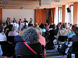 Publikum der Podiumsdiskussion